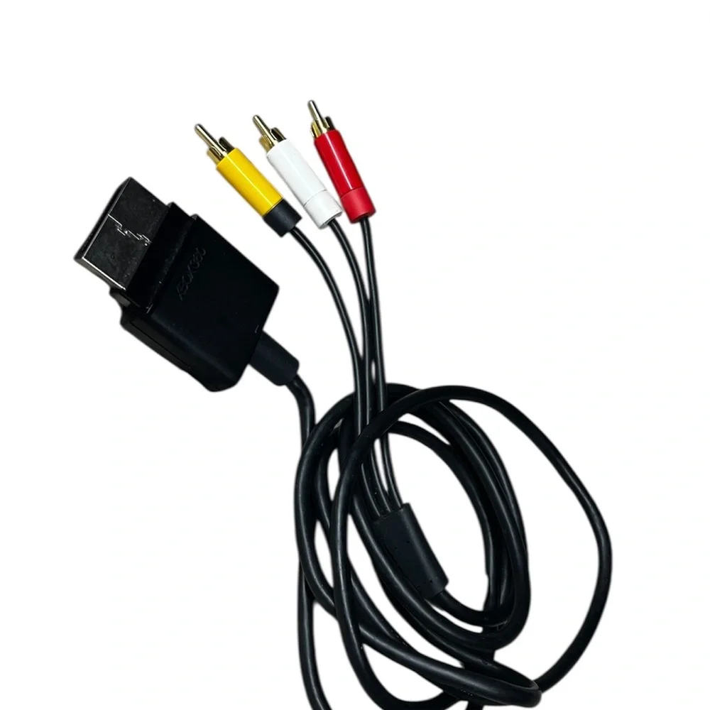 Black XBOX 360 OEM AV Cords